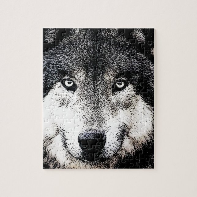 Wolf Eyes Puzzle (Vertikal)