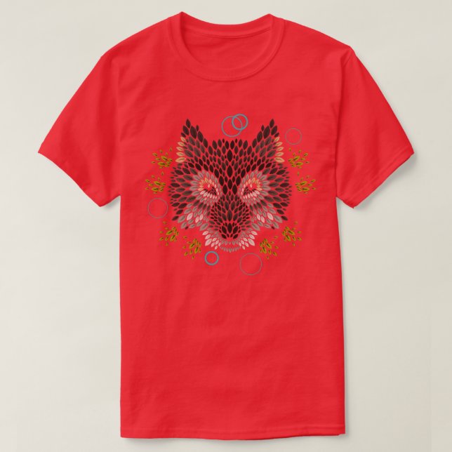 Wolf Face T-Shirt (Design vorne)