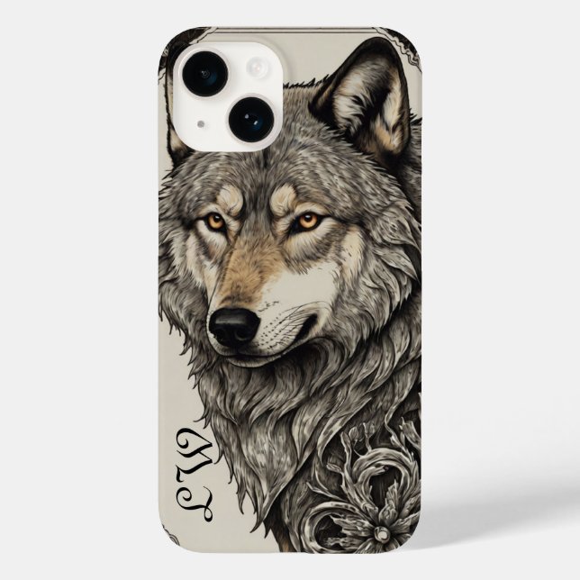 Wolf-Fall Case-Mate iPhone Hülle (Rückseite)