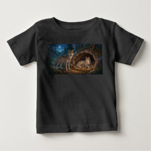 Wolf Familie Baby T-shirt