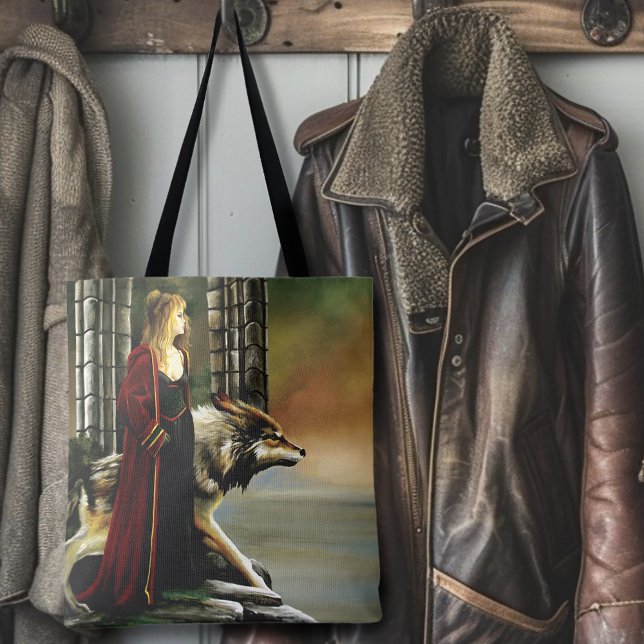 Wolf Fantasy Blonde Sorceress (Von Creator hochgeladen)