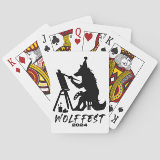 Wolf Fest 2024 Kartendecke Spielkarten