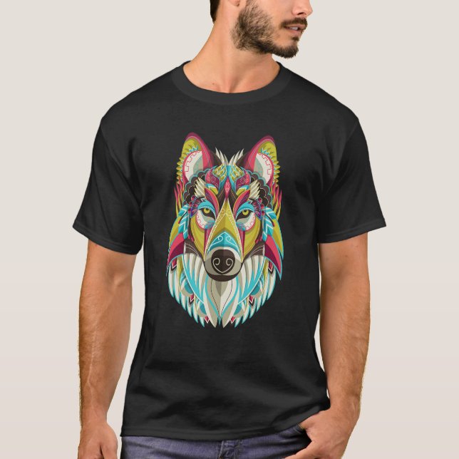 Wolf  For Men Wolf  Wolf  Women Wolf Moon T-Shirt (Vorderseite)