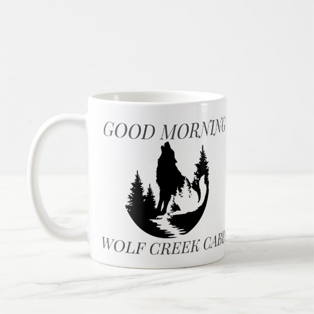 Wolf Forest Cabin Rental Zuhause Vacacation House Kaffeetasse (Links)
