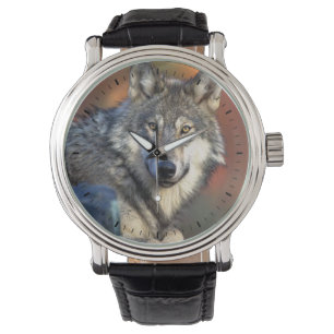 Wolf-Fotografie Armbanduhr