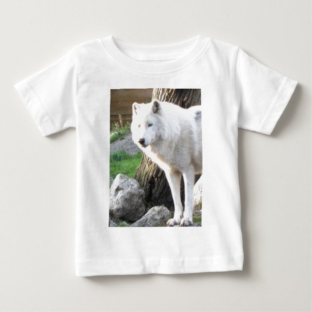 Wolf Fotografy Art Spirit Guide Animal Liebe Baby T-shirt (Vorderseite)