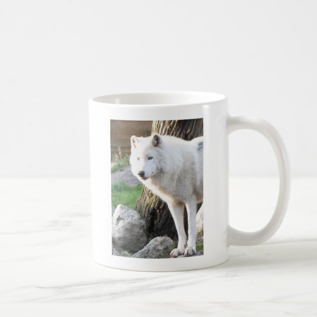 Wolf Fotografy Art Spirit Guide Animal Liebe Tasse (Rechts)