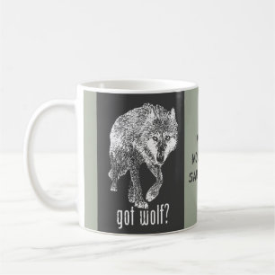 Wolf-Gebirgsschongebiet - got Wolf-Kaffee-Tasse Kaffeetasse
