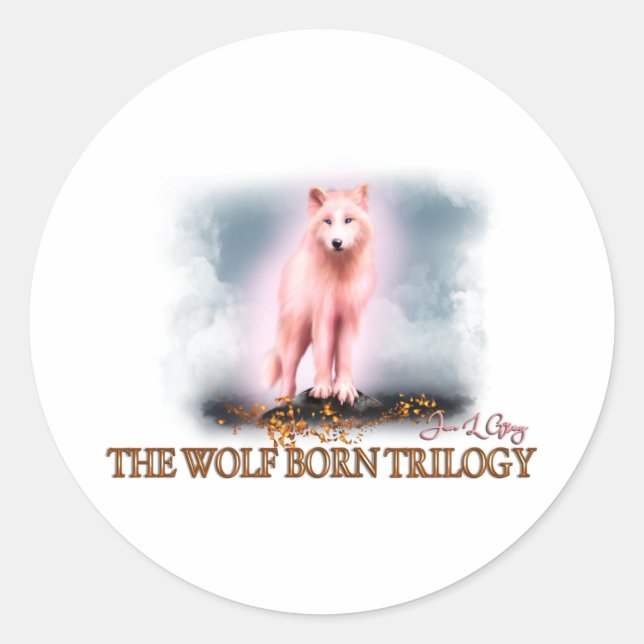 Wolf Geboren Trilogy Stickers (Vorderseite)