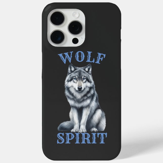 Wolf Geist Case-Mate iPhone Hülle (Rückseite)