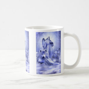 Wolf-Geist-Tasse Tasse