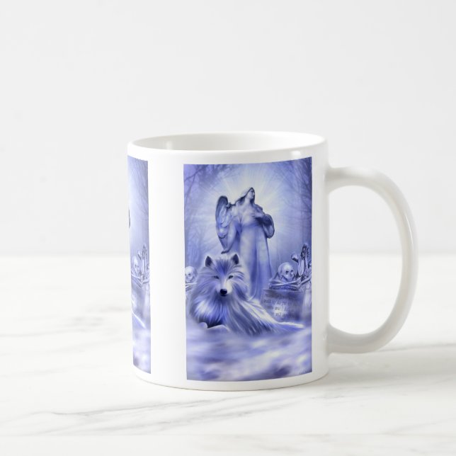 Wolf-Geist-Tasse Tasse (Rechts)