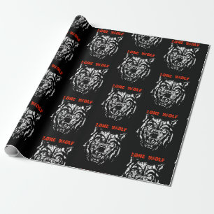 Wolf Geschenkpapier