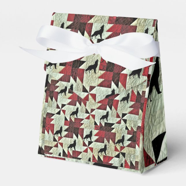 Wolf Geschenkschachtel (Vorderseite)