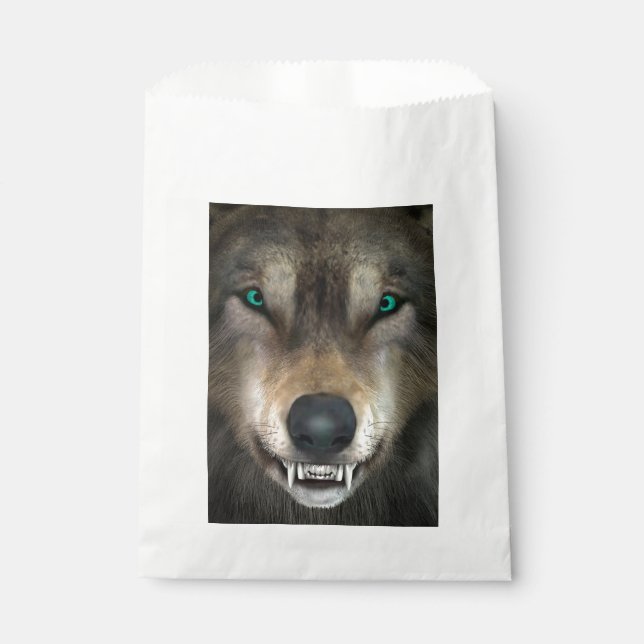 Wolf Geschenktütchen (Vorderseite)