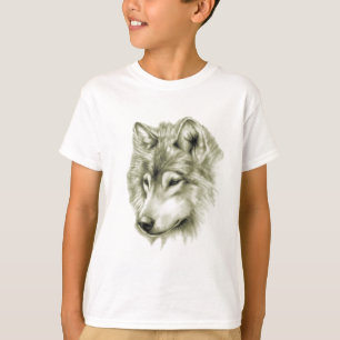 Wolf-Gesicht T-Shirt