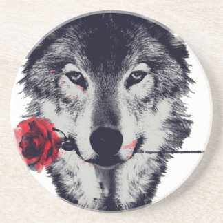 Wolf Getränkeuntersetzer