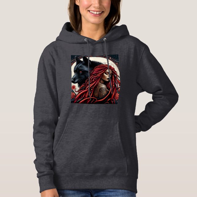 Wolf Goddess Hoodie (Vorderseite)