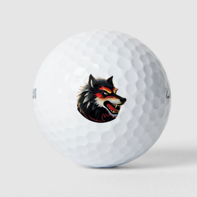 Wolf Golfball (Vorderseite)