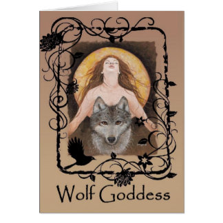 Wolf-Göttinkarte durch Lori Karels