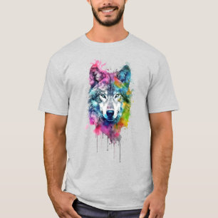 Wolf Graphic Art Animal Wolves Fan Art T-Shirt