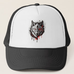 Wolf Graphic Art Animal Wolves Fan Art Truckerkappe