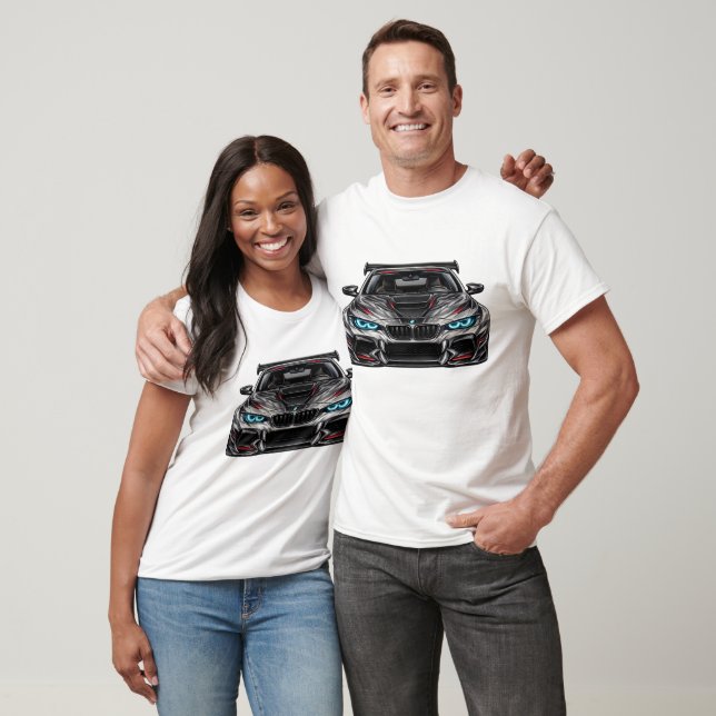 Wolf-Grau-Sportcoupé — BV-BWG Frontansicht T-Shirt (Unisex)