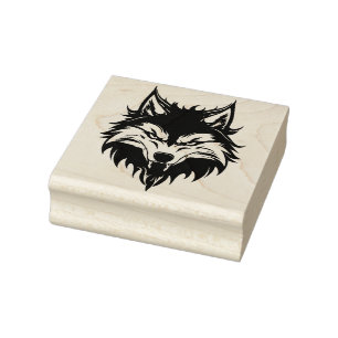 Wolf Gummistempel