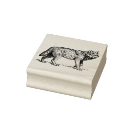 Wolf Gummistempel