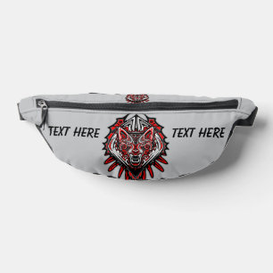 Wolf-Haida-Stammes-Totem-Design Bauchtasche
