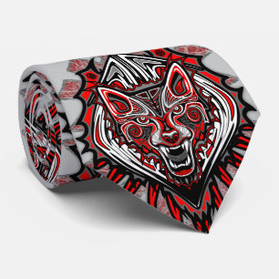 Wolf Haida-Stammes-Totem-Design Krawatte