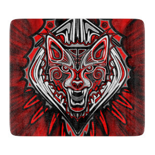 Wolf Haida-Stammes-Totem-Design Schneidebrett