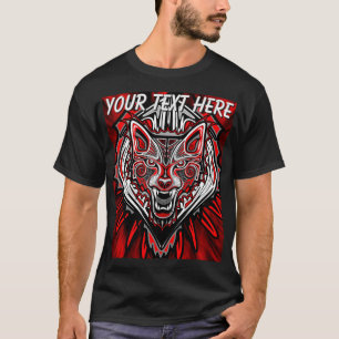 Wolf-Haida-Stammes-Totem-Design T-Shirt