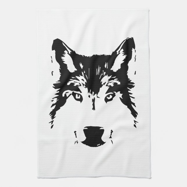 Wolf Handtuch (Vertikal)