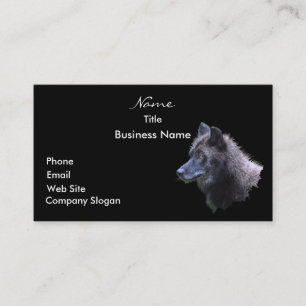 WOLF HEAD Business Card oder Visitenkarte