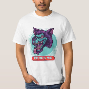 Wolf Head Design T-Shirt