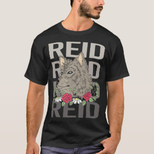 Wolf Head - Reid Name T-Shirt
