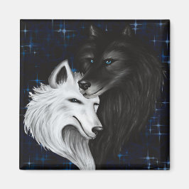 Wolf Heart Magnet - Original