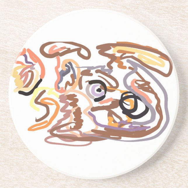 Wolf Herbst frei Getränkeuntersetzer (Vorne)