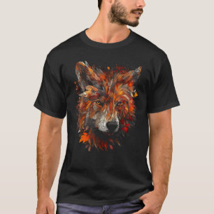 Wolf Herbst lässt Tiermotif Wolf T-Shirt