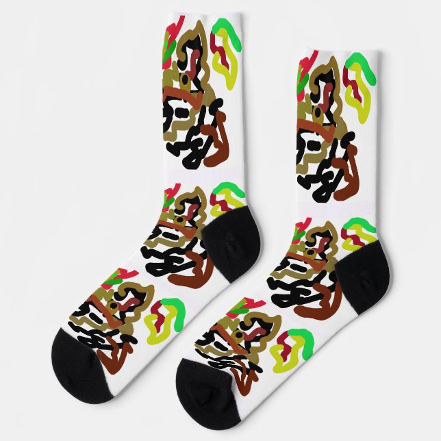 Wolf HerbstLiebe Socken (Linkes Detail)