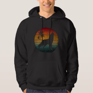 Wolf heulend vintage hoodie