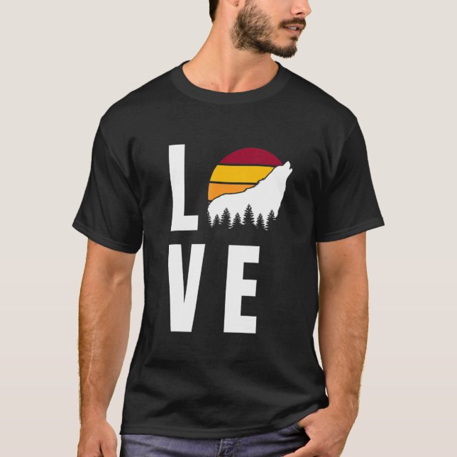 Wolf heult am Wolf der Sonne Wolf heulend 1 T-Shirt (Vorderseite)