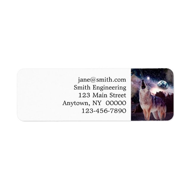 Wolf heult durch das Universum (Vorne)