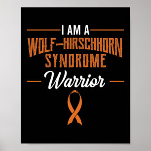 Wolf-hirschhorn-Syndrom Warrior Awareness Whs Rib Poster