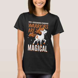 Wolf-hirschhorn-Syndrom Warrior Unicorn Lover Whs T-Shirt