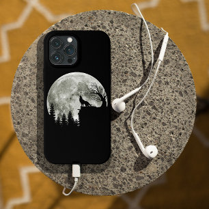 Wolf Howl on Mountain Halloween Moon Case-Mate iPhone Hülle