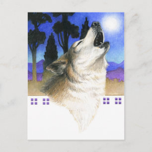 Wolf Howl Postkarte