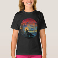 WOLF HOWLING ABSTRAKTER STIL