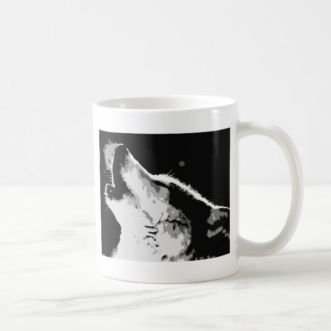 Wolf Howling Tasse (Rechts)